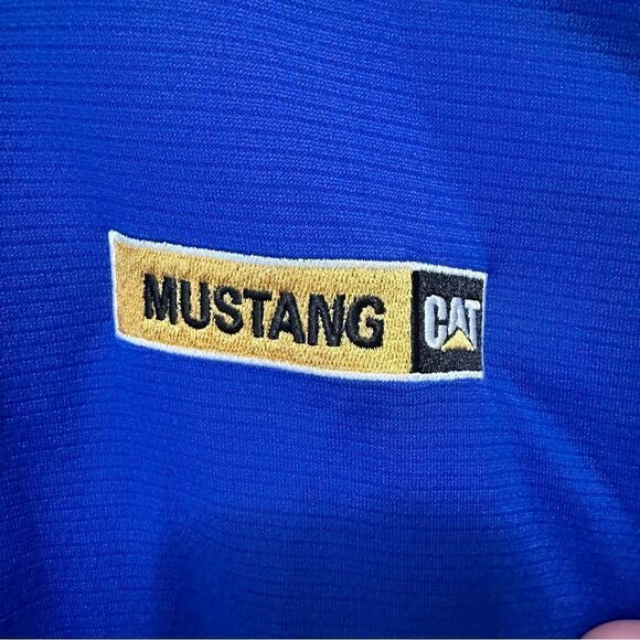 Under Armour Mustang Cat Men’s Short Sleeve Polo Size XL - Picture 3 of 5